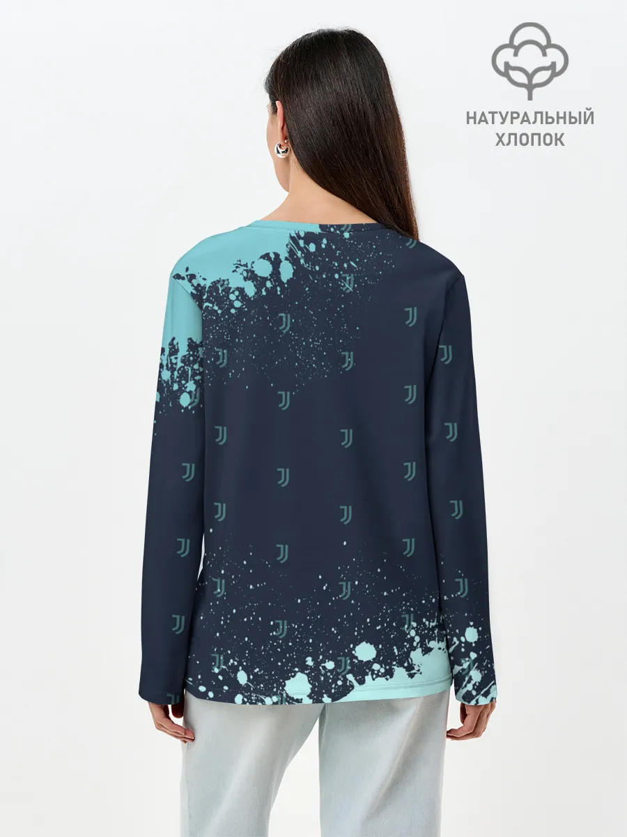 Лонгслив женский. Хлопок / JUVENTUS / ЮВЕНТУС