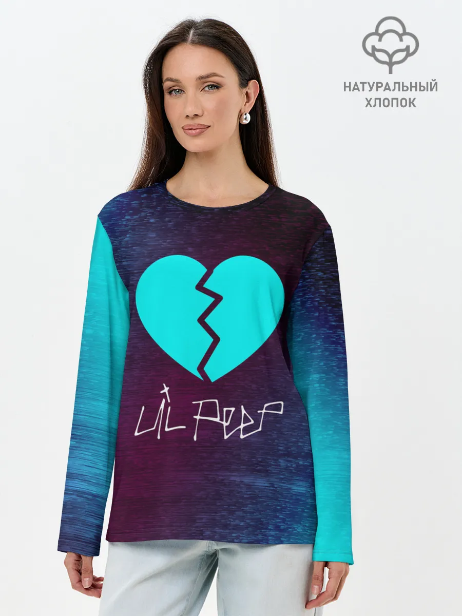 Лонгслив женский. Хлопок / LIL PEEP / ЛИЛ ПИП