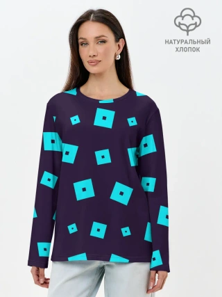 Лонгслив женский. Хлопок / ROBLOX / РОБЛОКС