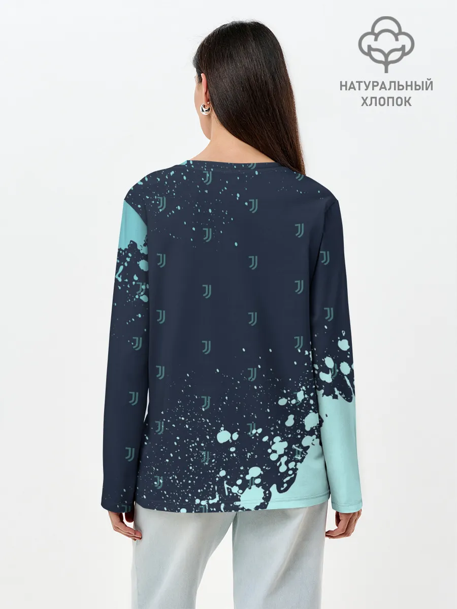 Лонгслив женский. Хлопок / JUVENTUS / ЮВЕНТУС