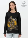Лонгслив женский. Хлопок / BMX