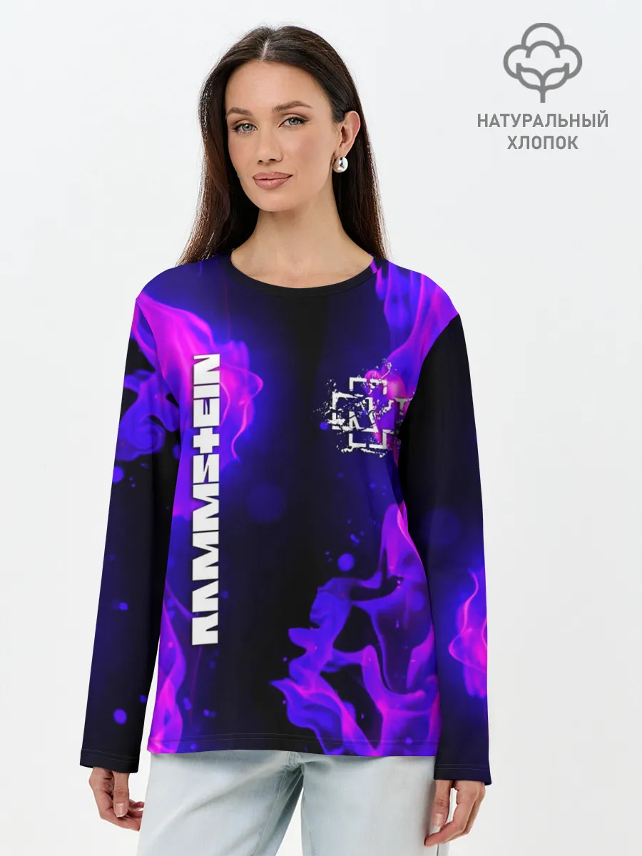 Лонгслив женский. Хлопок / RAMMSTEIN