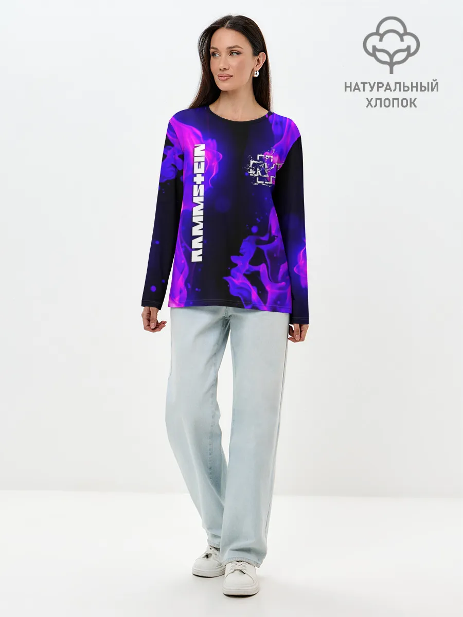 Лонгслив женский. Хлопок / RAMMSTEIN