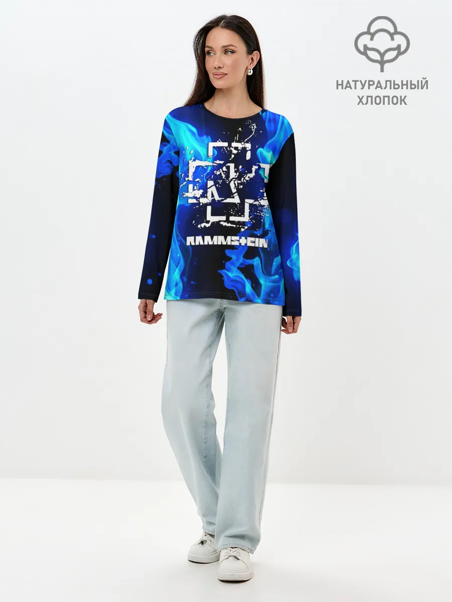 Лонгслив женский. Хлопок / RAMMSTEIN