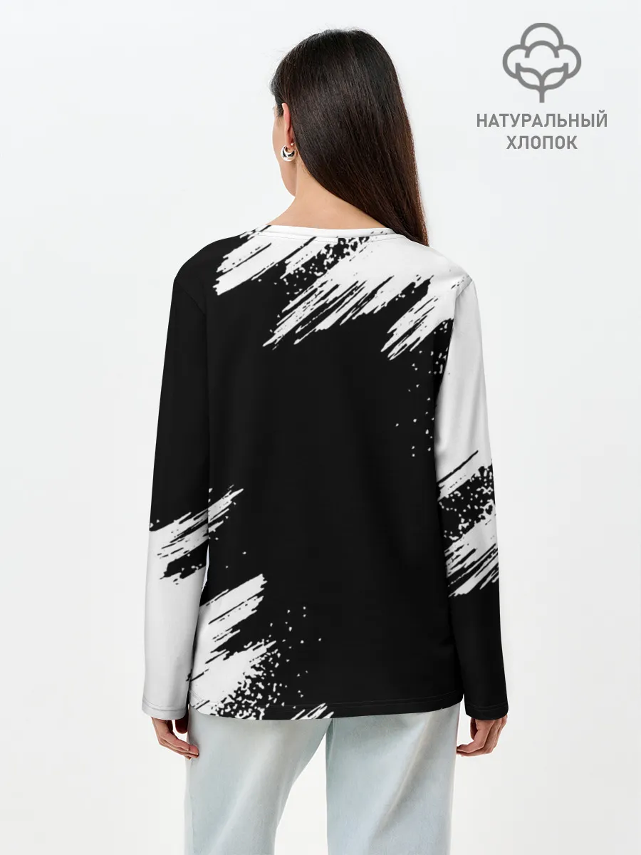 Лонгслив женский. Хлопок / ROBLOX PIGGY - СВИНКА ПИГГИ