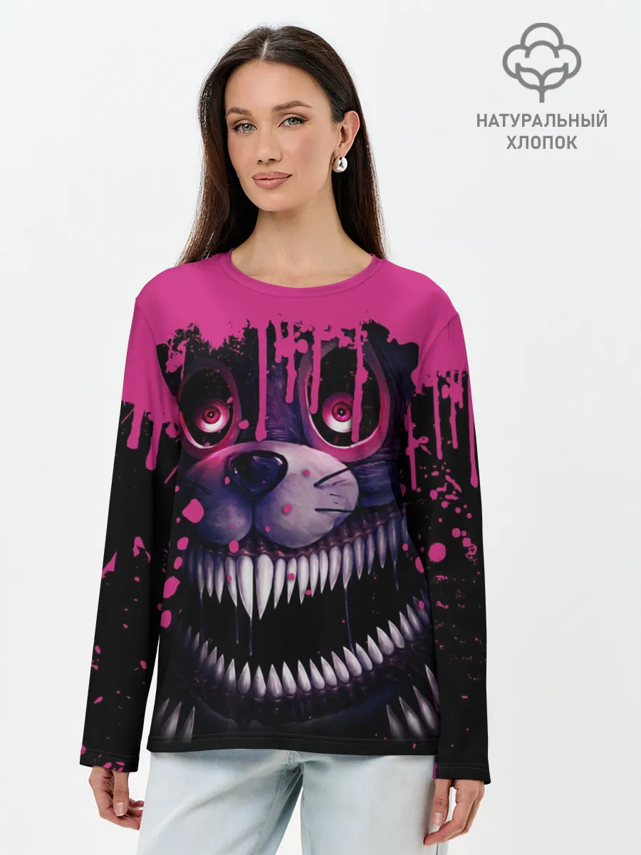 Лонгслив женский. Хлопок / Five Nights At Freddys