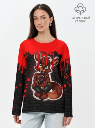 Лонгслив женский. Хлопок / Five Nights At Freddys