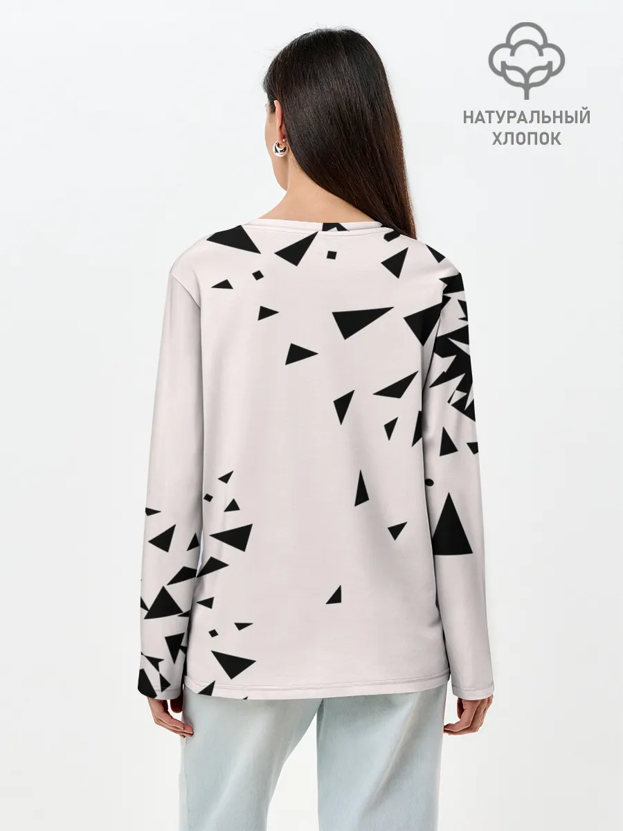 Лонгслив женский. Хлопок / Monsta X