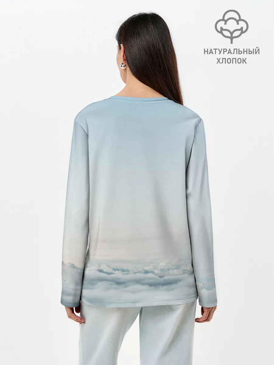 Лонгслив женский. Хлопок / BTS