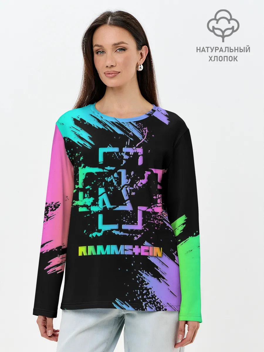 Лонгслив женский. Хлопок / RAMMSTEIN