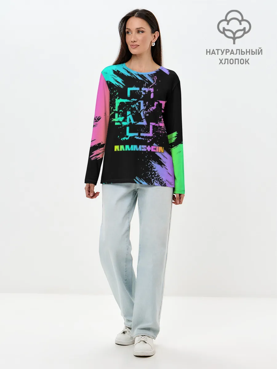 Лонгслив женский. Хлопок / RAMMSTEIN