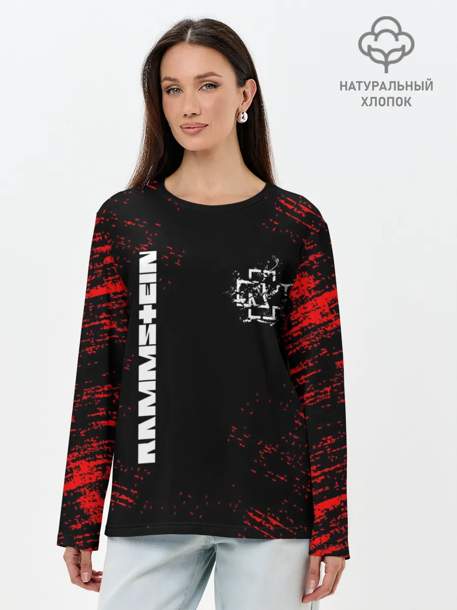 Лонгслив женский. Хлопок / RAMMSTEIN