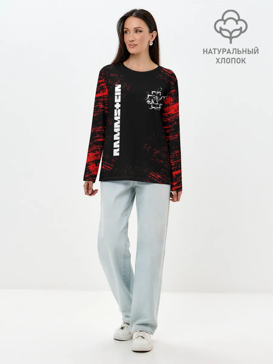 Лонгслив женский. Хлопок / RAMMSTEIN