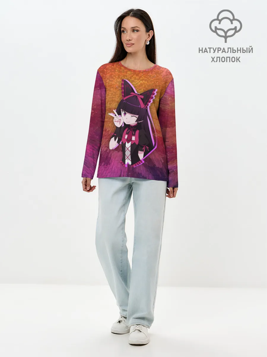 Лонгслив женский. Хлопок / Рори Меркури