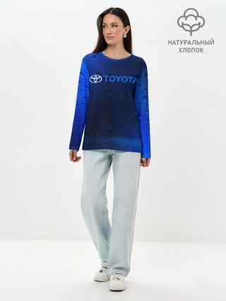 Лонгслив женский. Хлопок / TOYOTA / ТОЙОТА