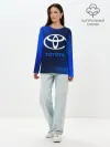 Лонгслив женский. Хлопок / TOYOTA / ТОЙОТА