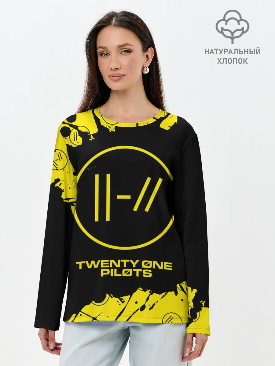 Лонгслив женский. Хлопок / TWENTY ONE PILOTS / 21 PILOTS