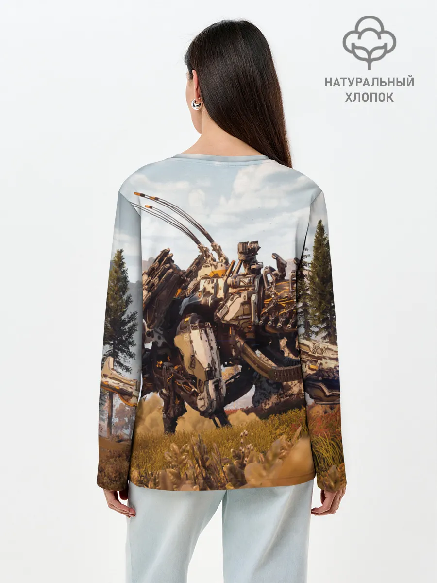 Лонгслив женский. Хлопок / Horizon Zero Dawn