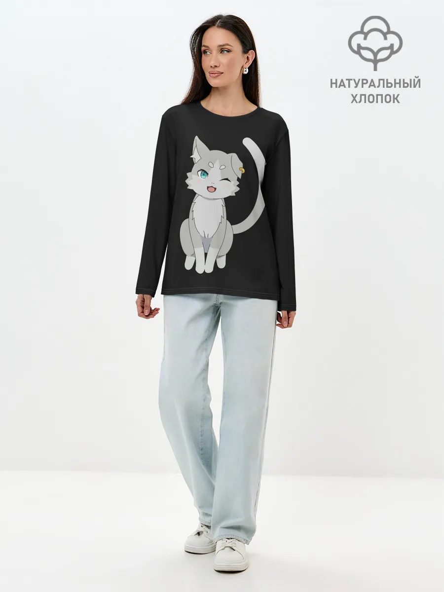 Лонгслив женский. Хлопок / Re:Zero