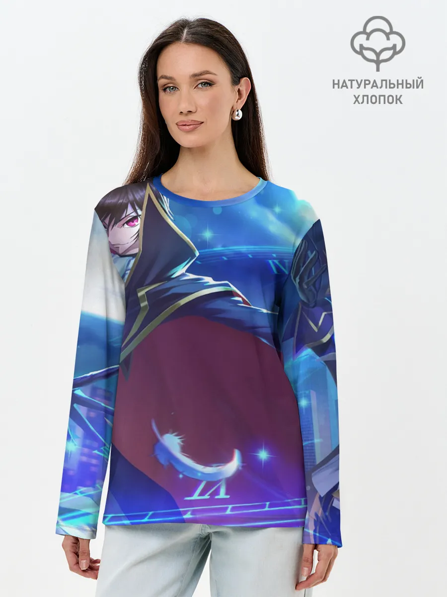 Лонгслив женский. Хлопок / Лелуш Ламперуж