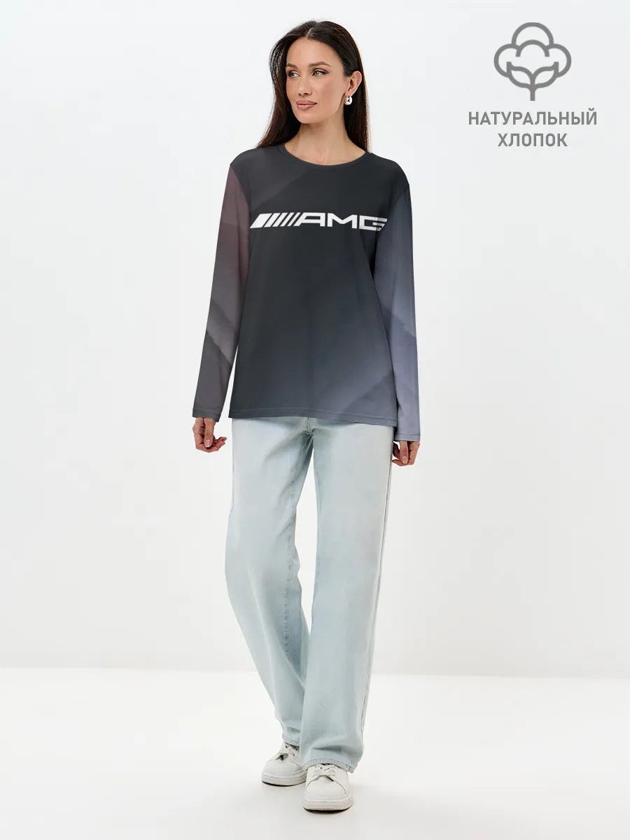 Лонгслив женский. Хлопок / MERCEDES / МЕРСЕДЕС