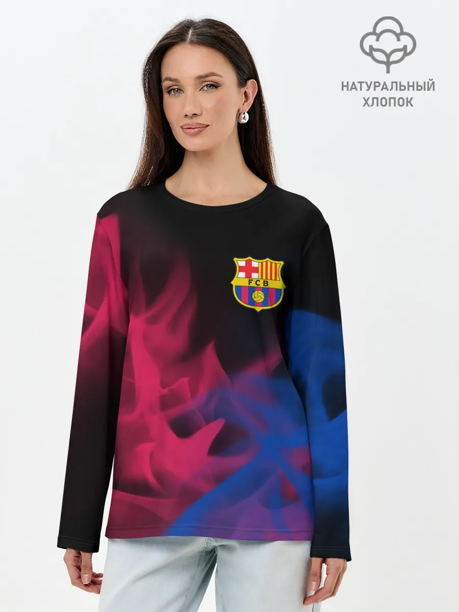 Лонгслив женский. Хлопок / BARCELONA / БАРСЕЛОНА