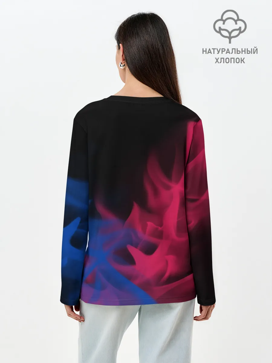 Лонгслив женский. Хлопок / BARCELONA / БАРСЕЛОНА