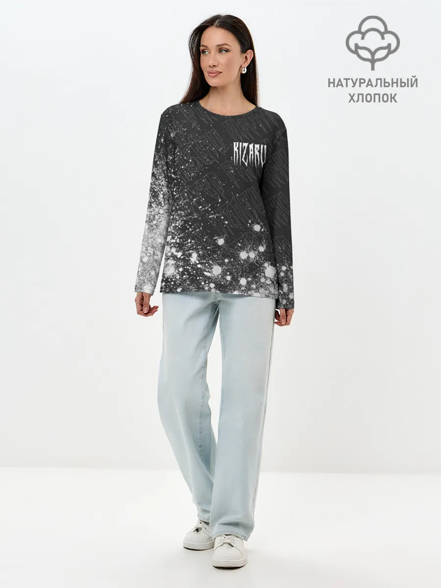 Лонгслив женский. Хлопок / KIZARU / КИЗАРУ
