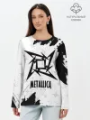Лонгслив женский. Хлопок / METALLICA / МЕТАЛЛИКА