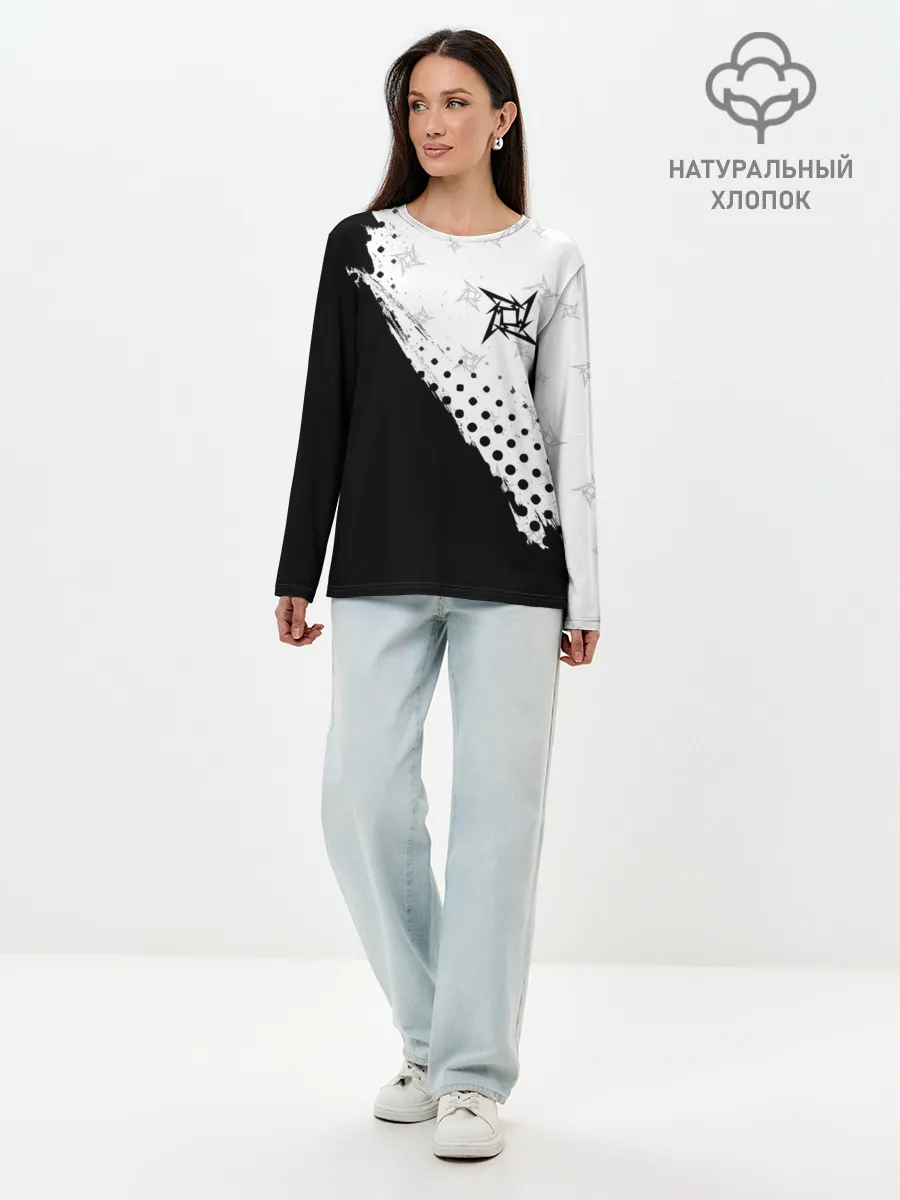 Лонгслив женский. Хлопок / METALLICA / МЕТАЛЛИКА