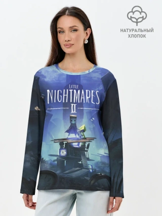 Лонгслив женский. Хлопок / Little Nightmares 2
