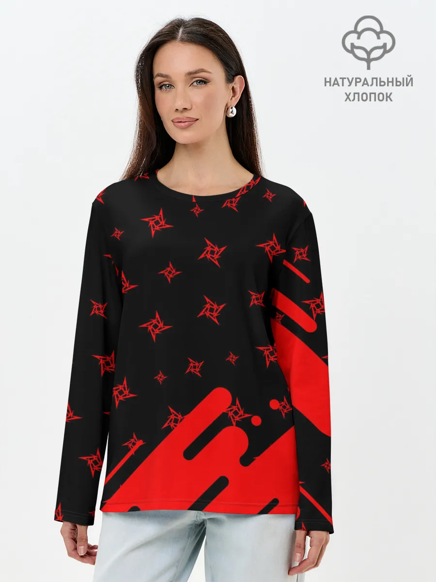 Лонгслив женский. Хлопок / METALLICA / МЕТАЛЛИКА