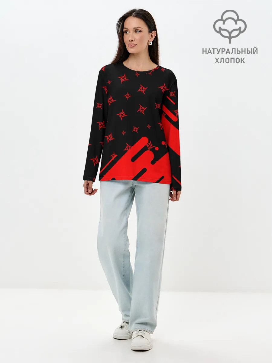 Лонгслив женский. Хлопок / METALLICA / МЕТАЛЛИКА