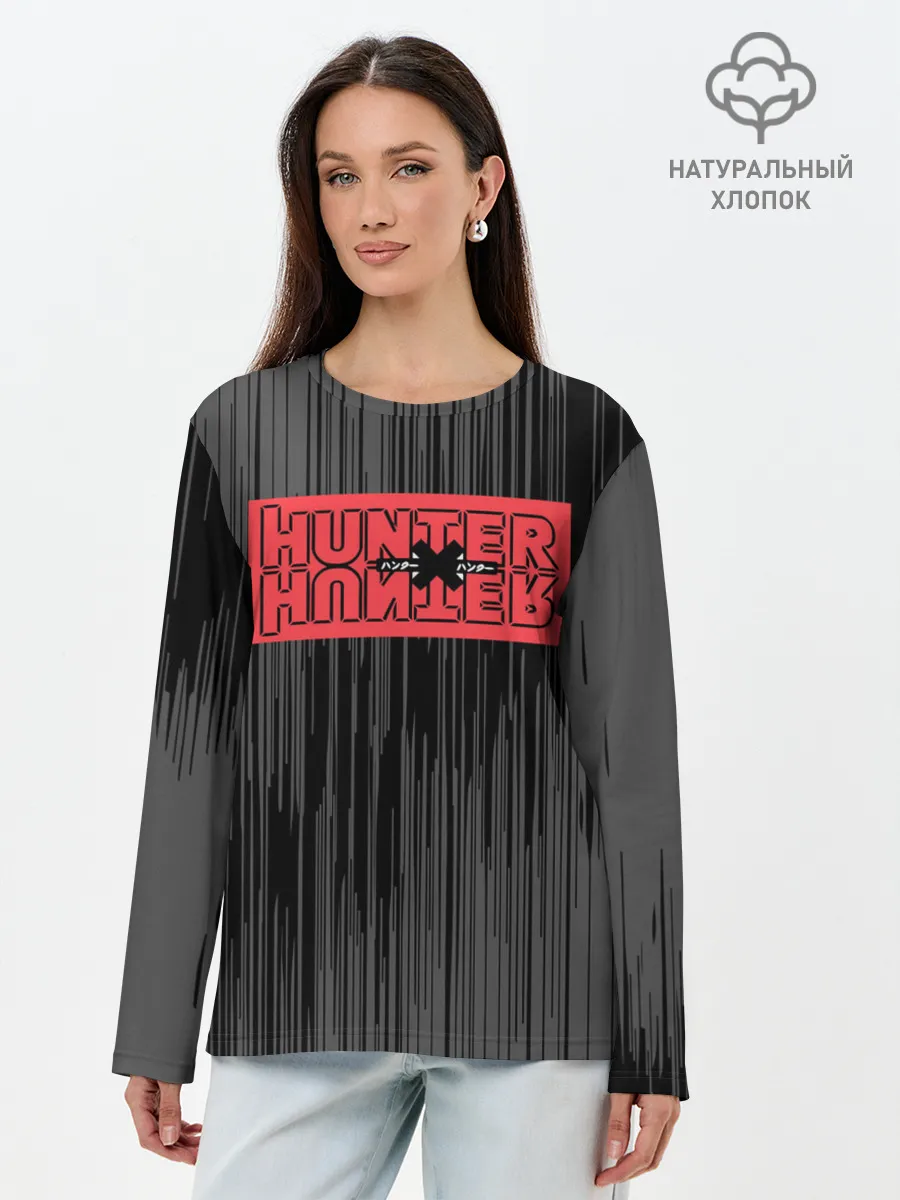 Лонгслив женский. Хлопок / Hunter x Hunter