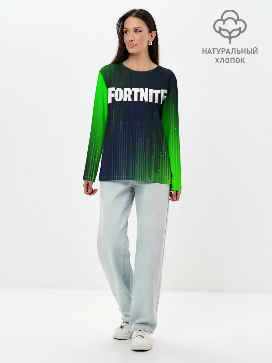Лонгслив женский. Хлопок / FORTNITE / ФОРТНАЙТ
