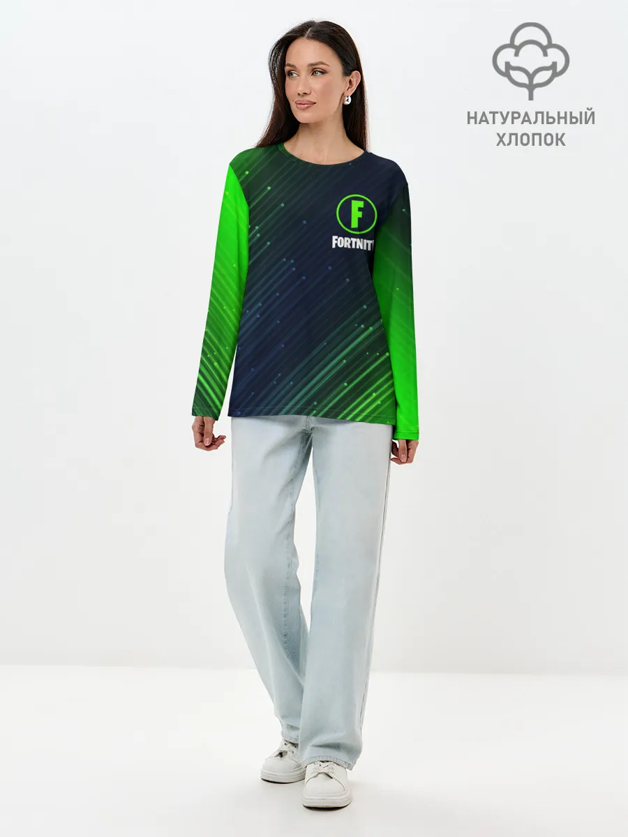 Лонгслив женский. Хлопок / FORTNITE / ФОРТНАЙТ