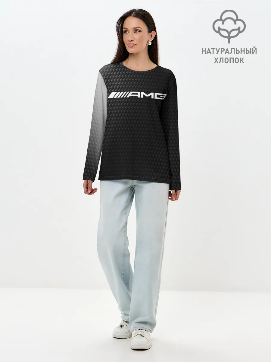 Лонгслив женский. Хлопок / MERCEDES / МЕРСЕДЕС