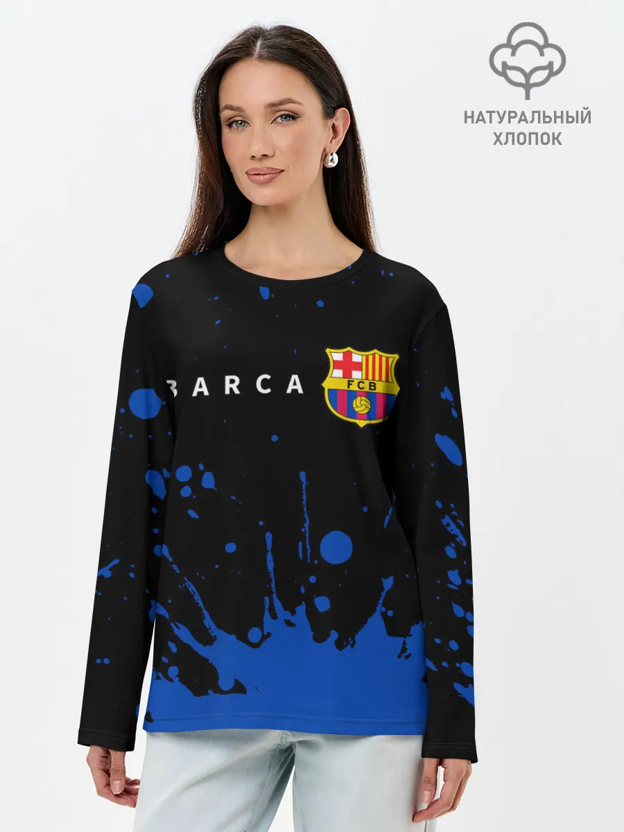 Лонгслив женский. Хлопок / BARCELONA / БАРСЕЛОНА