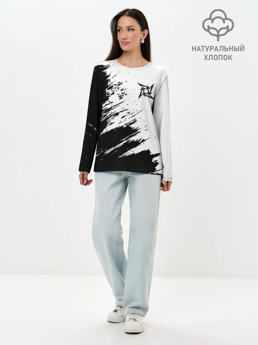 Лонгслив женский. Хлопок / METALLICA / МЕТАЛЛИКА