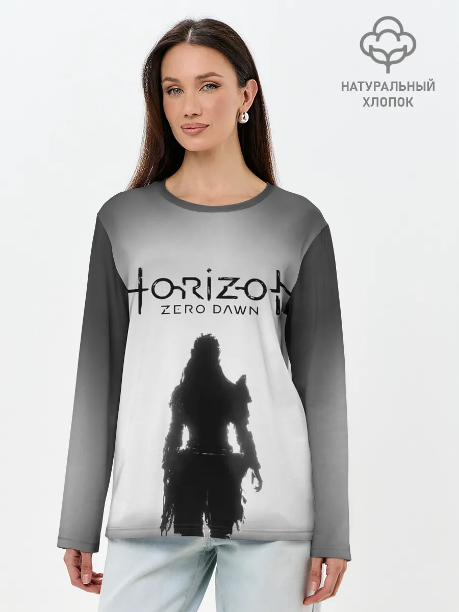 Лонгслив женский. Хлопок / Horizon Zero Dawn