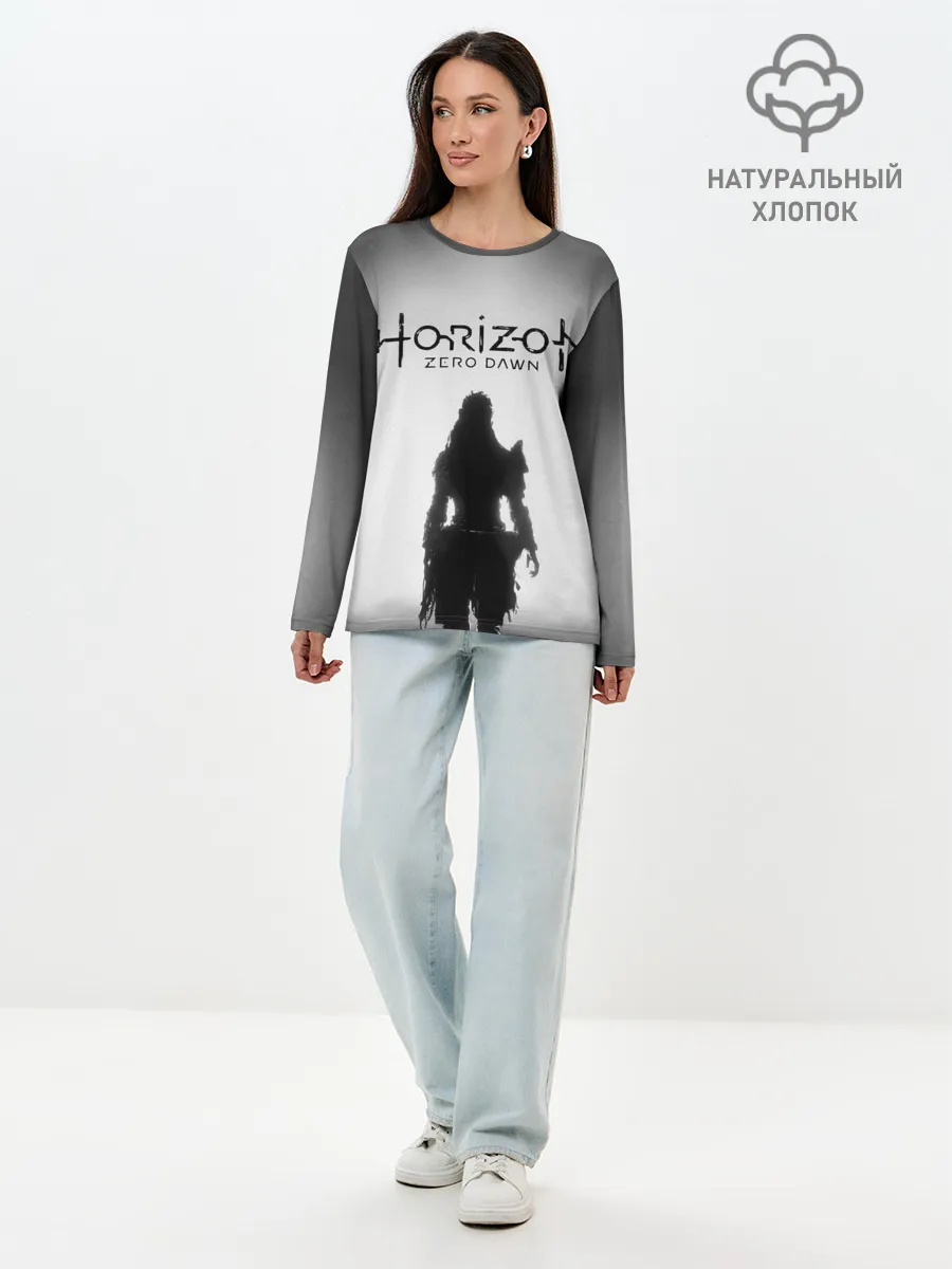 Лонгслив женский. Хлопок / Horizon Zero Dawn
