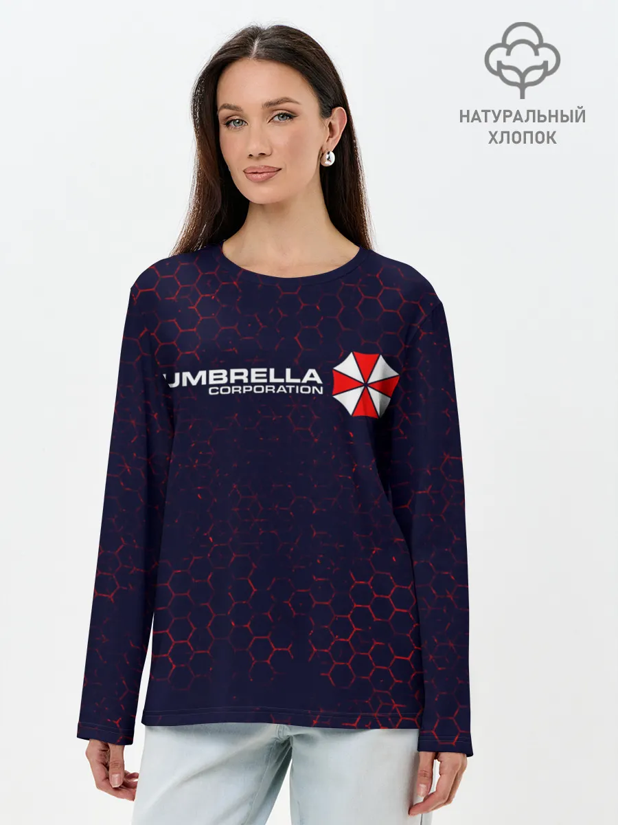 Лонгслив женский. Хлопок / UMBRELLA CORP / АМБРЕЛЛА