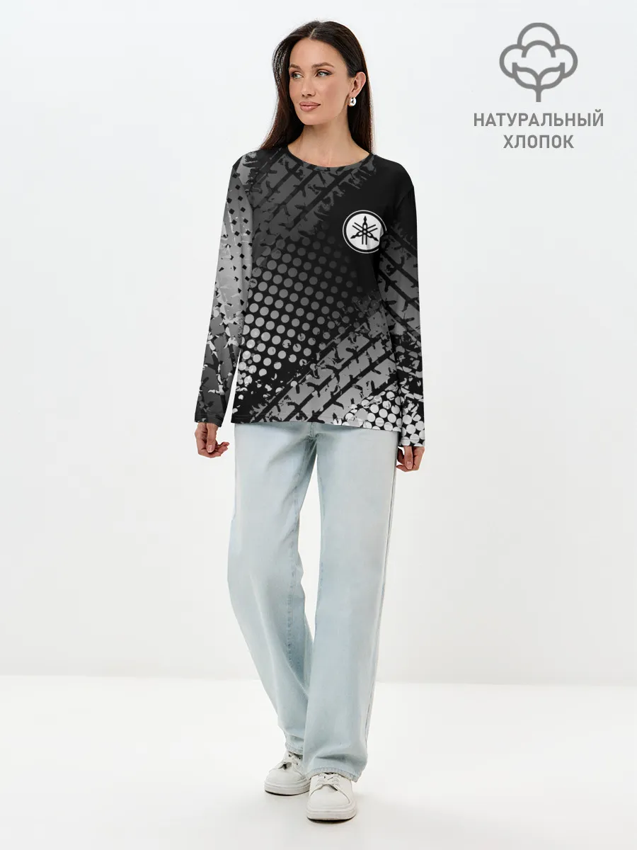 Лонгслив женский. Хлопок / Yamaha