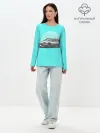 Лонгслив женский. Хлопок / Хачироку АЕ86
