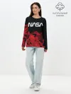 Лонгслив женский. Хлопок / NASA / НАСА