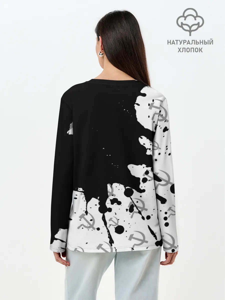 Лонгслив женский. Хлопок / СССР / USSR