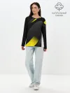 Лонгслив женский. Хлопок / SPORT WEAR YELLOW