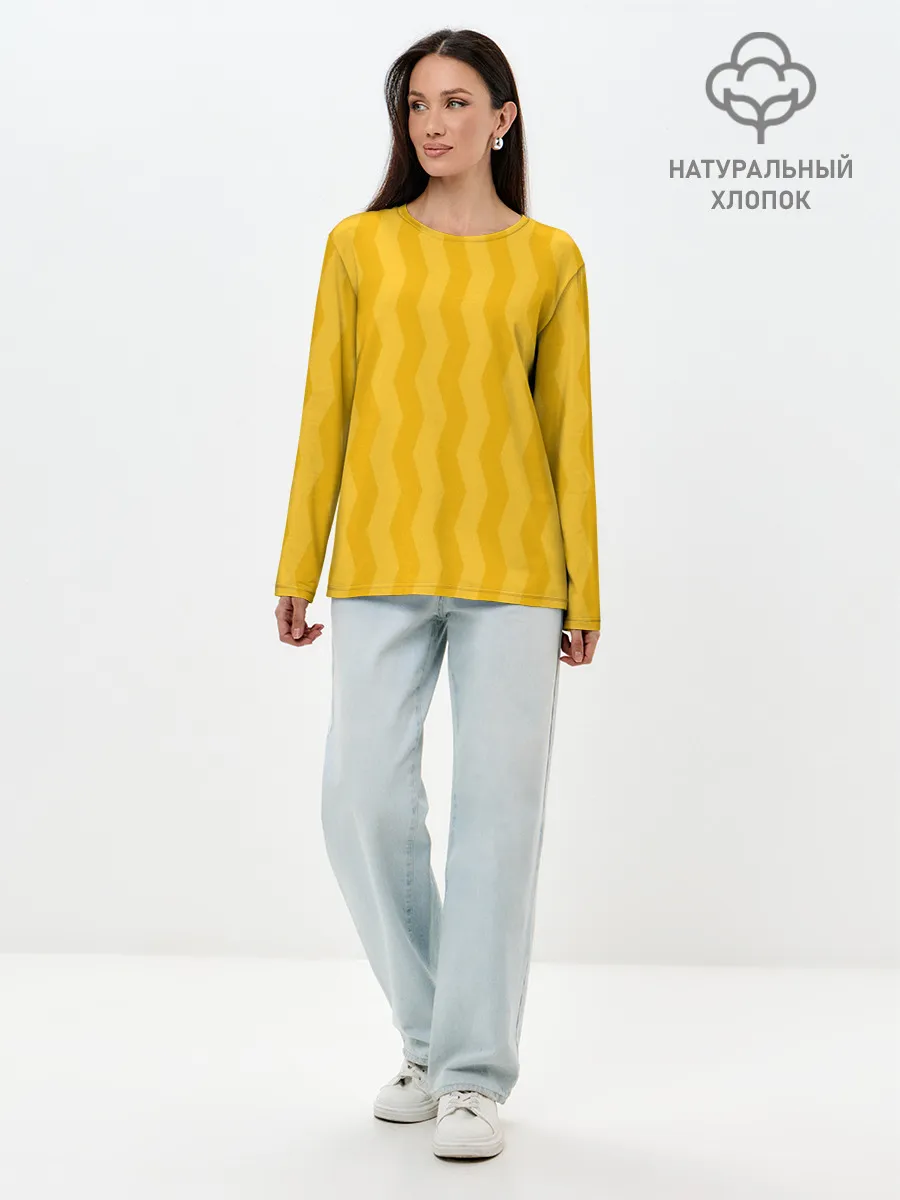 Лонгслив женский. Хлопок / SPORT WEAR