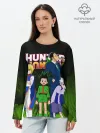 Лонгслив женский. Хлопок / Хантер много героев