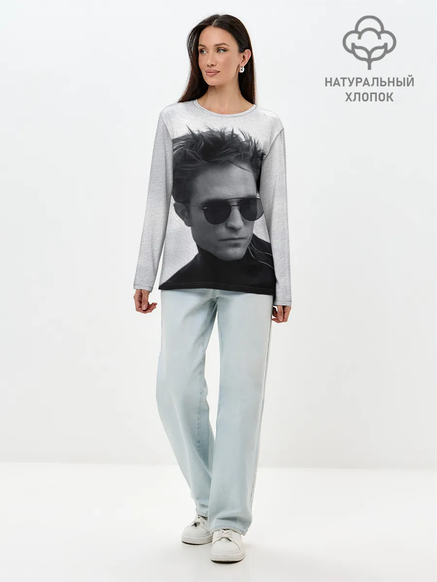 Лонгслив женский. Хлопок / ROBERT PATTINSON